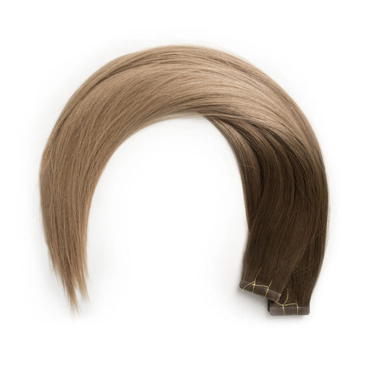 Cappuccino Balayage Colour Tape Hair Extensions Ultimate 21.5-22 Inches